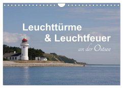 Cover Leuchttürme und Leuchtfeuer an der Ostsee (Wandkalender 2026 DIN A4 quer), CALVENDO Monatskalender