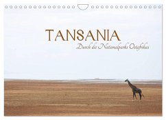 Tansania - Durch die Nationalparks Ostafrikas (Wandkalender 2026 DIN A4 quer), CALVENDO Monatskalender