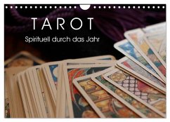 Cover Tarot. Spirituell durch das Jahr (Wandkalender 2026 DIN A4 quer), CALVENDO Monatskalender