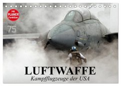 Cover Luftwaffe. Kampfflugzeuge der USA (Tischkalender 2026 DIN A5 quer), CALVENDO Monatskalender