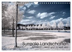 Surreale Landschaften. INFRARROT - Wenn grün zu weiß wird (Wandkalender 2026 DIN A4 quer), CALVENDO Monatskalender