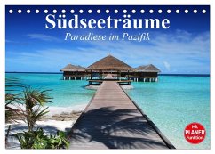 Südseeträume. Paradiese im Pazifik (Tischkalender 2026 DIN A5 quer), CALVENDO Monatskalender