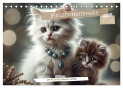 Cover Katzenmomente (Tischkalender 2026 DIN A5 quer), CALVENDO Monatskalender