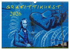 Grafittikunst (Wandkalender 2026 DIN A3 quer), CALVENDO Monatskalender