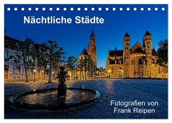 Nächtliche Städte (Tischkalender 2026 DIN A5 quer), CALVENDO Monatskalender