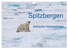 Cover Spitzbergen - Arktische Impressionen (Wandkalender 2026 DIN A4 quer), CALVENDO Monatskalender