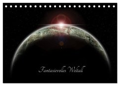 Cover Fantasievolles Weltall (Tischkalender 2026 DIN A5 quer), CALVENDO Monatskalender