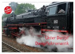 Cover Unter Dampf - Dampflokromantik (Wandkalender 2026 DIN A2 quer), CALVENDO Monatskalender