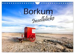 Borkum - Inselblicke (Wandkalender 2026 DIN A4 quer), CALVENDO Monatskalender