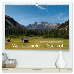 Cover Bekannte und unbekannte Wanderziele in Südtirol (hochwertiger Premium Wandkalender 2026 DIN A2 quer), Kunstdruck in Hochglanz