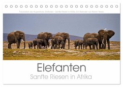Elefanten - Sanfte Riesen in Afrika (Tischkalender 2026 DIN A5 quer), CALVENDO Monatskalender Elefanten - Sanfte Riesen in Afrika (Tischkalender 2026 DIN A5 quer), CALVENDO Monatskalender