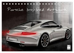 Porsche inspired Artwork by Reinhold Art´s (Tischkalender 2026 DIN A5 quer), CALVENDO Monatskalender