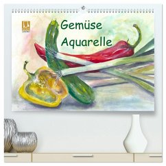 Gemüse Aquarelle (hochwertiger Premium Wandkalender 2026 DIN A2 quer), Kunstdruck in Hochglanz Gemüse Aquarelle (hochwertiger Premium Wandkalender 2026 DIN A2 quer), Kunstdruck in Hochglanz
