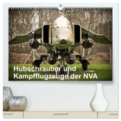 Hubschrauber und Kampfflugzeuge der NVA (hochwertiger Premium Wandkalender 2026 DIN A2 quer), Kunstdruck in Hochglanz