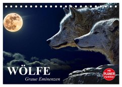 Cover Wölfe. Graue Eminenzen (Tischkalender 2026 DIN A5 quer), CALVENDO Monatskalender