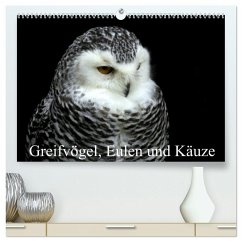 Cover Greifvögel, Eulen und Käuze (hochwertiger Premium Wandkalender 2026 DIN A2 quer), Kunstdruck in Hochglanz