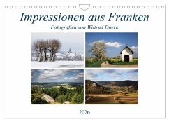 Impressionen aus Franken (Wandkalender 2026 DIN A4 quer), CALVENDO Monatskalender