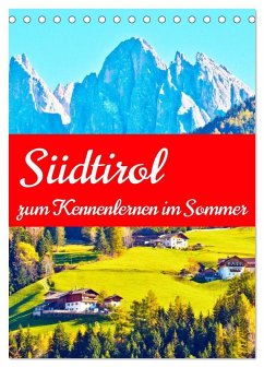 Cover Südtirol zum Kennenlernen im Sommer (Tischkalender 2026 DIN A5 hoch), CALVENDO Monatskalender