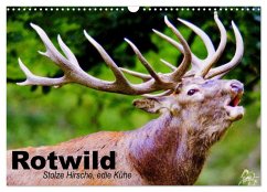 Rotwild. Edle Hirsche, stolze Kühe (Wandkalender 2026 DIN A3 quer), CALVENDO Monatskalender Cover Rotwild. Edle Hirsche, stolze Kühe (Wandkalender 2026 DIN A3 quer), CALVENDO Monatskalender