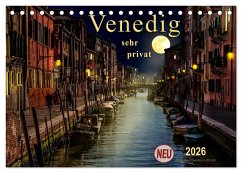 Venedig - sehr privat (Tischkalender 2026 DIN A5 quer), CALVENDO Monatskalender