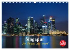 Singapur - Die Farben der Nacht (Wandkalender 2026 DIN A3 quer), CALVENDO Monatskalender Cover Singapur - Die Farben der Nacht (Wandkalender 2026 DIN A3 quer), CALVENDO Monatskalender
