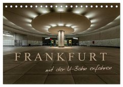 Cover Frankfurt - mit der U-Bahn erfahren (Tischkalender 2026 DIN A5 quer), CALVENDO Monatskalender