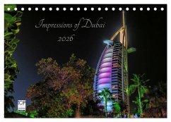 Cover Impressions of Dubai 2026 (Tischkalender 2026 DIN A5 quer), CALVENDO Monatskalender