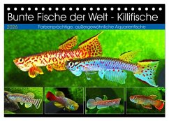 Cover Bunte Fische der Welt - Killifische (Tischkalender 2026 DIN A5 quer), CALVENDO Monatskalender