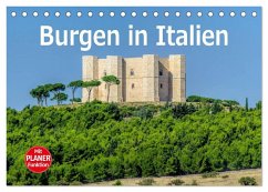 Cover Burgen in Italien (Tischkalender 2026 DIN A5 quer), CALVENDO Monatskalender