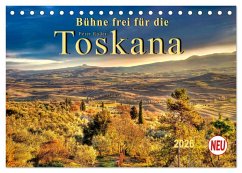 Bühne frei für die Toskana (Tischkalender 2026 DIN A5 quer), CALVENDO Monatskalender