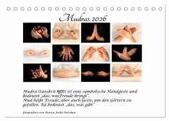 Cover Mudras / 2026 (Tischkalender 2026 DIN A5 quer), CALVENDO Monatskalender