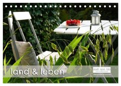 land und leben (Tischkalender 2026 DIN A5 quer), CALVENDO Monatskalender Cover land und leben (Tischkalender 2026 DIN A5 quer), CALVENDO Monatskalender