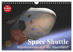 Space Shuttle. Impressionen aus der Raumfahrt (Wandkalender 2026 DIN A4 quer), CALVENDO Monatskalender Cover Space Shuttle. Impressionen aus der Raumfahrt (Wandkalender 2026 DIN A4 quer), CALVENDO Monatskalender