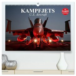 Kampfjets. U.S. Aircraft (hochwertiger Premium Wandkalender 2026 DIN A2 quer), Kunstdruck in Hochglanz