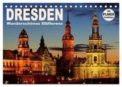 Dresden - Wunderschönes Elbflorenz (Tischkalender 2026 DIN A5 quer), CALVENDO Monatskalender Cover Dresden - Wunderschönes Elbflorenz (Tischkalender 2026 DIN A5 quer), CALVENDO Monatskalender