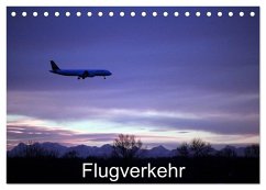 Flugverkehr (Tischkalender 2026 DIN A5 quer), CALVENDO Monatskalender
