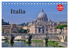 Italia (Tischkalender 2026 DIN A5 quer), CALVENDO Monatskalender Cover Italia (Tischkalender 2026 DIN A5 quer), CALVENDO Monatskalender