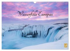 Wasserfälle Europas (Wandkalender 2026 DIN A3 quer), CALVENDO Monatskalender