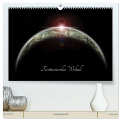 Cover Fantasievolles Weltall (hochwertiger Premium Wandkalender 2026 DIN A2 quer), Kunstdruck in Hochglanz