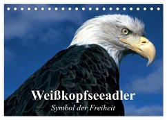 Weißkopfseeadler. Symbol der Freiheit (Tischkalender 2026 DIN A5 quer), CALVENDO Monatskalender
