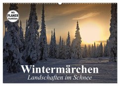 Wintermärchen. Landschaften im Schnee (Wandkalender 2026 DIN A2 quer), CALVENDO Monatskalender