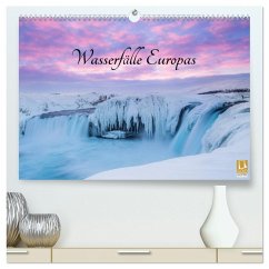 Wasserfälle Europas (hochwertiger Premium Wandkalender 2026 DIN A2 quer), Kunstdruck in Hochglanz
