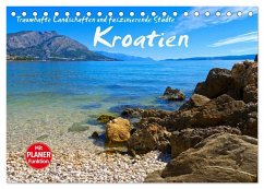 Kroatien - Traumhafte Landschaften und faszinierende Städte (Tischkalender 2026 DIN A5 quer), CALVENDO Monatskalender Cover Kroatien - Traumhafte Landschaften und faszinierende Städte (Tischkalender 2026 DIN A5 quer), CALVENDO Monatskalender