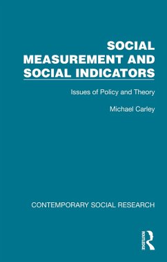 Cover Social Measurement and Social Indicators (eBook, ePUB)