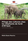Pillage des cultures chez les éléphants de forêt d'Afrique Pillage des cultures chez les éléphants de forêt d'Afrique