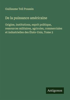 Cover De la puissance américaine