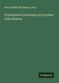 Commentaire historique sur le poème d'Ibn Abdoun
