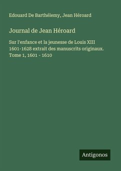 Cover Journal de Jean Héroard