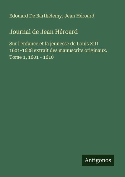 Journal de Jean Héroard