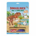 TRÖTSCH - Malbuch Dinosaurier Mal- und Spielspaß S2 Malbuch mit Spielzeug  Ab 3 Jahren
